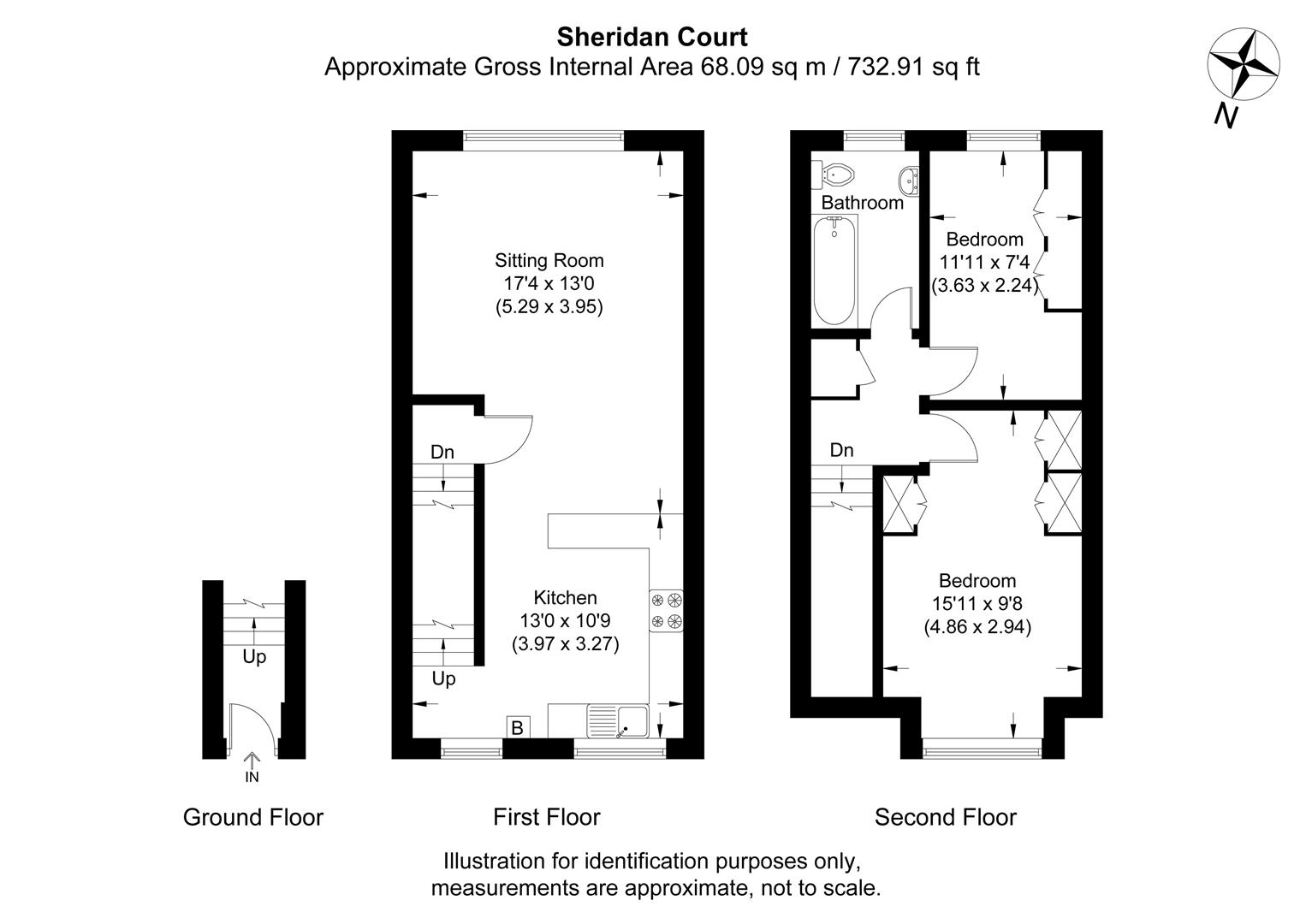 Property details for Bower Way, Slough Asking price £265,000 Sold (STC